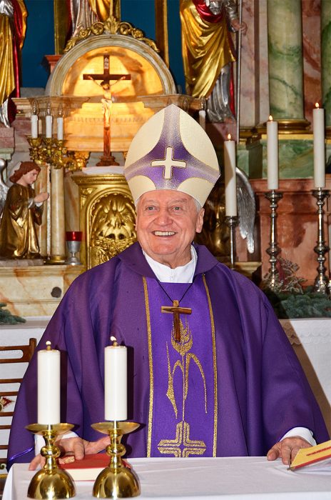 Nadškof Alojz Uran na Gori pri Sodražici (2019)