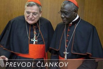 KARDINAL BURKE PODPIRA LITURGIČNE REFORME KARDINALA SARAHA