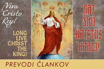 KRISTUS JE KRALJ