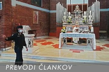 POLICIJA PREKINILA SVETO MAŠO